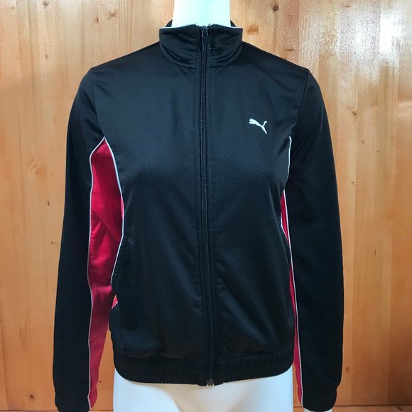 Puma Track Jacket Womens S SM Sm Small Full Zip Athletic - Picture 1 of 6